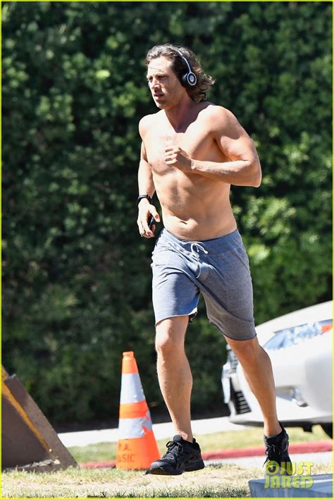 Brad Falchuk Bares Hot Body On Shirtless Jog Photo 4343301 Brad