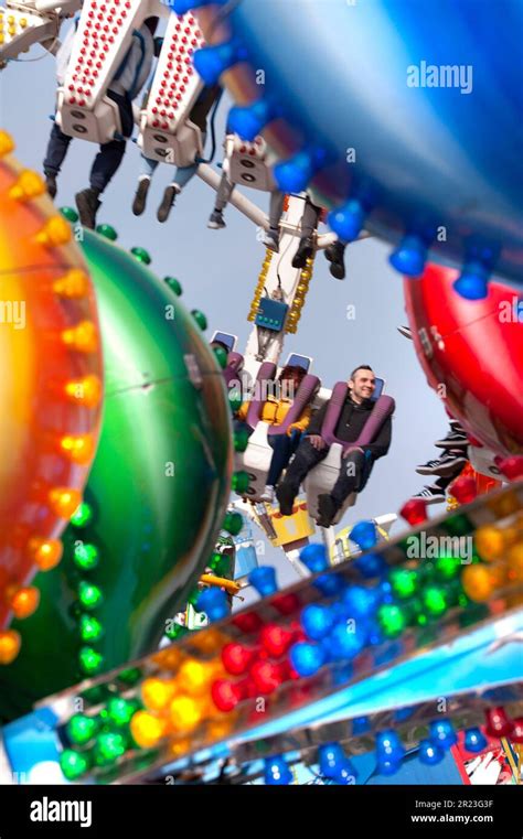 Ocean Beach Funfair In South Shields Stock Photo Alamy