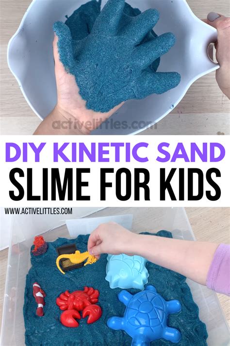 Diy Kinetic Sand Recipe With Cornstarch Dandk Organizer