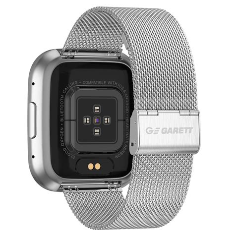 Garett 5904238484883 Smartwatch Garett GRC Style Silver Steel Zegarek Net