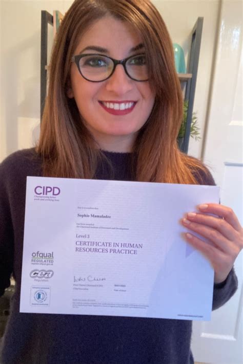 Sophie Mamaladze CIPD Level 3