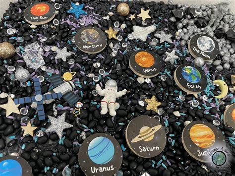 Space Explorer Sensory Bin Kit Solar System Sensory Bin Outer Space