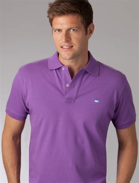 Southern Tide Skipjack Polo Classic College Purple Polo Classic Polo Pique Polo Shirt