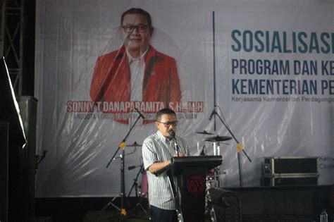 Komisi VI DPR RI Sonny T Danaparamita Sosialisasi Program Sektor