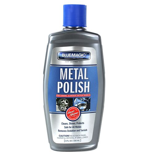 Blue Magic Metal Chrome Aluminum Stainless Copper Gold Polish 236ml