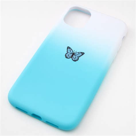 Blue Ombre Butterfly Phone Case - Fits iPhone® 11 | Claire's