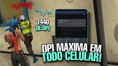 1440 DE DPI EM QUALQUER CELULAR TUTORIAL ATUALIZADO YouTube