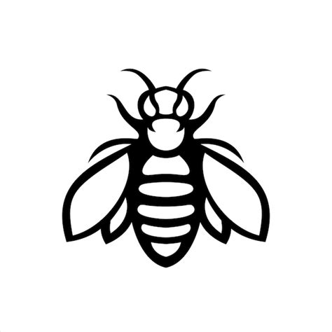 Dise O De Logotipo De Mascota Simple Abeja Vector Gratis