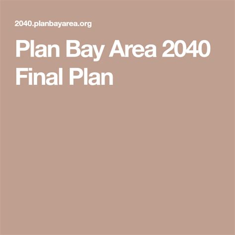 Plan Bay Area 2040 Final Plan