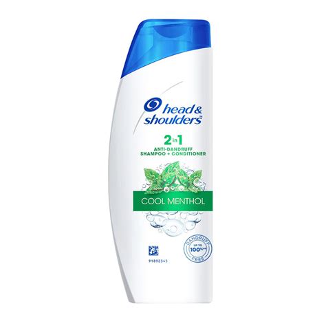 Head And Shoulders 2 In 1 Cool Menthol Anti Dandruff Shampoo Conditioner 340ml Jeevee