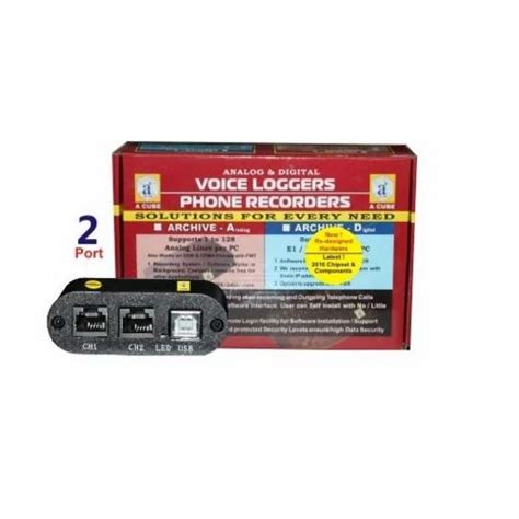 Pc Based Voice Logger 2 Line At Rs 4484 Pc Based Voice Loggers In New Delhi Id 13714425655