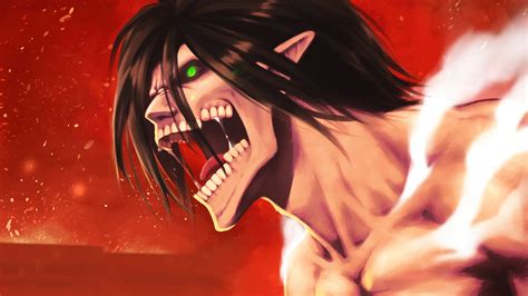 Eren Attack Titan Attack On Titan Anime Shingeki No Kyojin 4k Hd