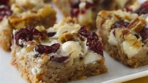 White Chocolate Cranberry Layer Bars Recipe