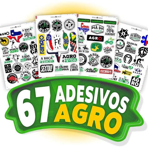 Adesivo Agro Novo Agronomia para Garrafa de Terere Roça Pecuária 67