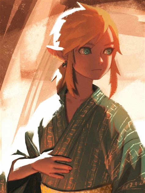 Barlos On Twitter RT Bellhenge Yukata BotW Link Zelda Breath Of