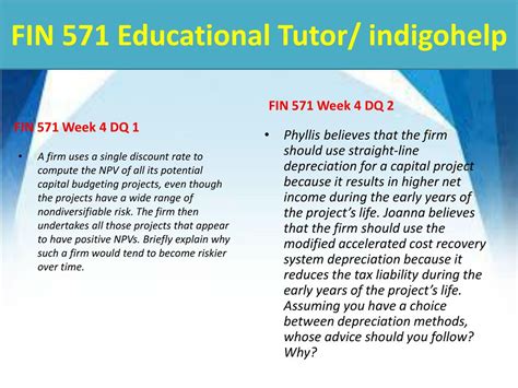 Ppt Fin Educational Tutor Indigohelp Powerpoint Presentation