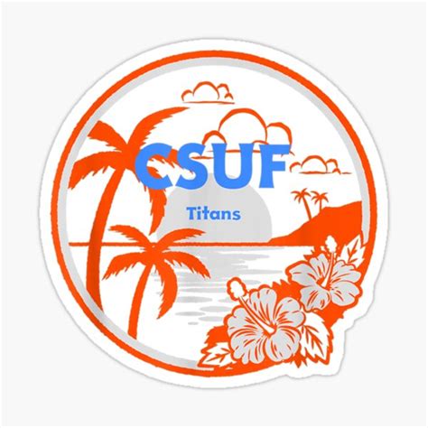 "CSUF Titans " Sticker for Sale by AlvaShop | Redbubble