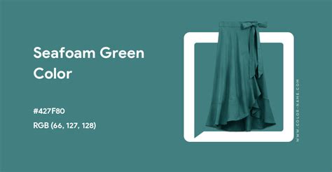 Seafoam Green color hex code is #427F80