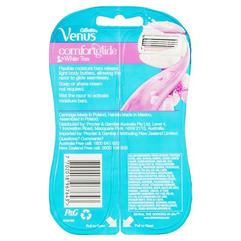 Buy Gillette Venus Comfort Glide White Tea Disposable 2 Pack Online At Chemist Warehouse®