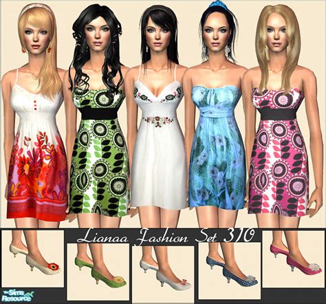 The Sims Resource Fashion Set 310 By Lianaa