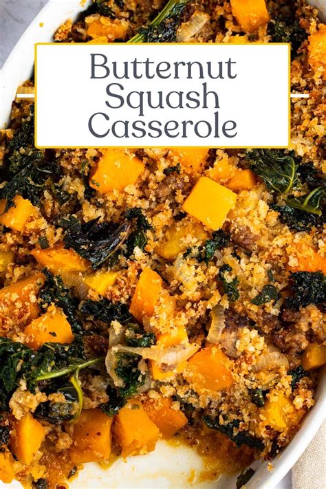 Butternut Squash Casserole With Parmesan Breadcrumbs 40 Aprons