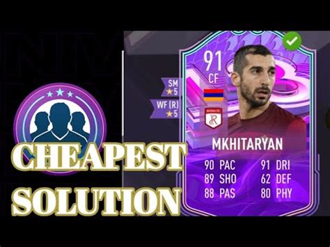 Henrikh Mkhitaryan Fifa 22 Sbc Cheapest Solution Method Fut Birthday