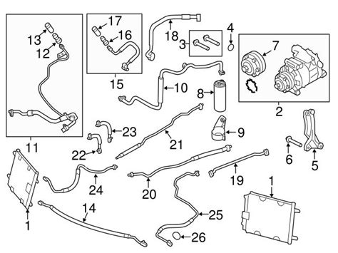 Genuine Vw Audi C A C Refrigerant Suction Hose Audi