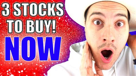 3 STOCKS IM BUYING NOW APRIL 2021 YouTube