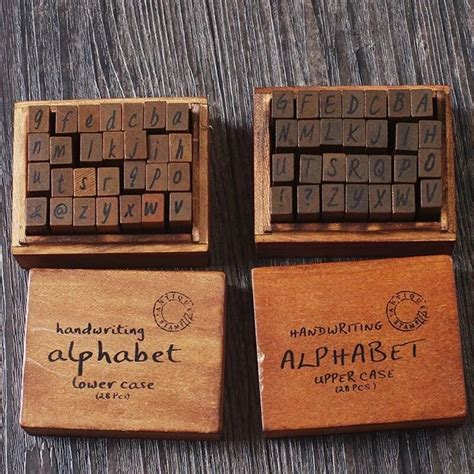 Vintage Alphabet Stamps Wooden Box at Rs 689.00 | Wooden Stamp | ID ...