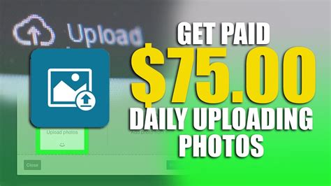 Get Paid 75 Daily Uploading Photos Part Time Online Earn Money From