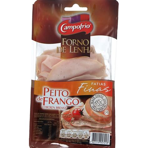 Peito Frango Campofrio Forno De Lenha Fatias Finas 120g Fiambre