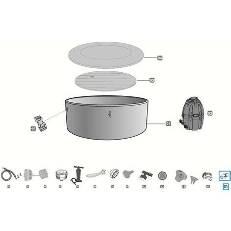 Bestway Ersatzteil Entl Ftungs Adapter F R Lay Z Spa Whirlpools Bis