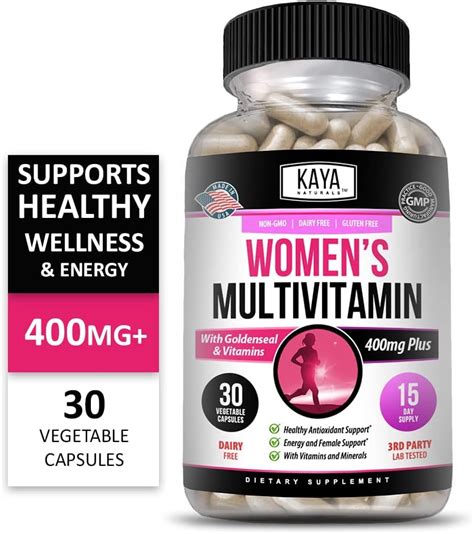 Buy Kaya Naturals Womens Multivitamin Overall Healthy Antioxidant