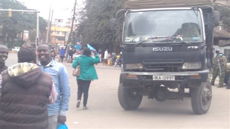 Maandamano Wednesday Current Situation At Down Town Nairobi Cbd Youtube