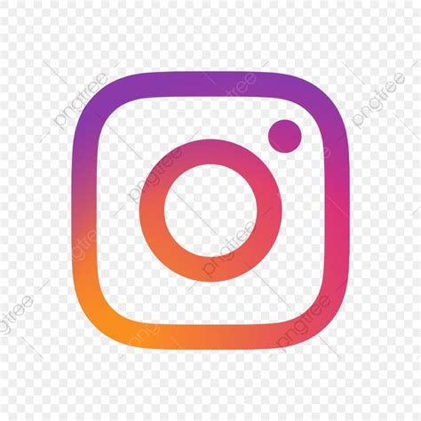 the instagram logo is shown on a transparent background, and it appears ...