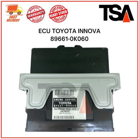 Ecu Toyota Innova K Engine Control Unit Computer Box