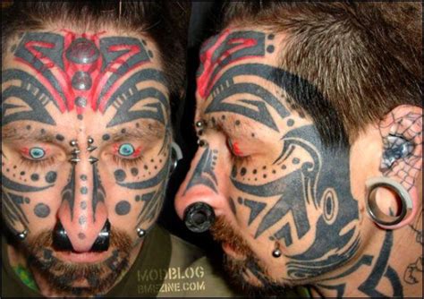 Horrible Face Tattoos (30 pics) - Izismile.com