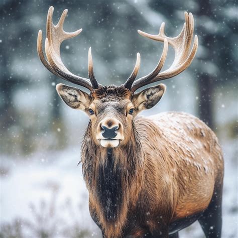 Premium AI Image | Antlered Wonders The Allure of Reindeer in Nature