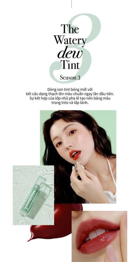 Son Kem Merzy The Watery Dew Tint WD12 WD16 Nhu Quynh S Cosmetics