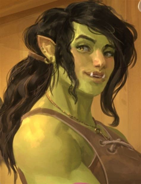 Dnd Female Half Orc Half Orc Female Female Character Design