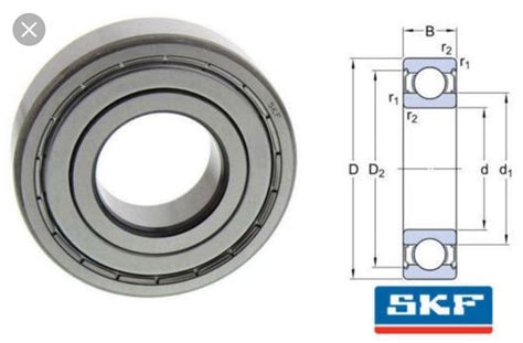 6200-2Z/C3 SKF Ball Bearing 6200 ZZ 10x30x9 mm deep groove ball bearing ...