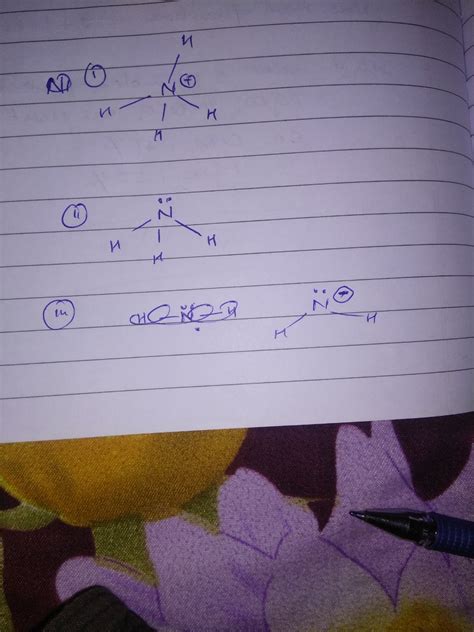 The Bond Angles Of Nh Nh And Nh Are In The Order Nhz Nh