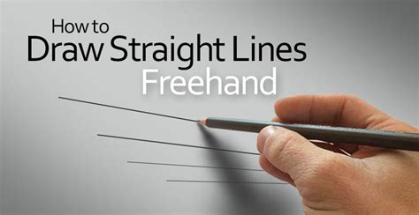 Ways How To Draw Straight Lines Freehand Art Lessons Online