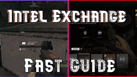 Mw2 Dmz INTEL EXCHANGE Fast Guide Crown Tier 2 Story Mission