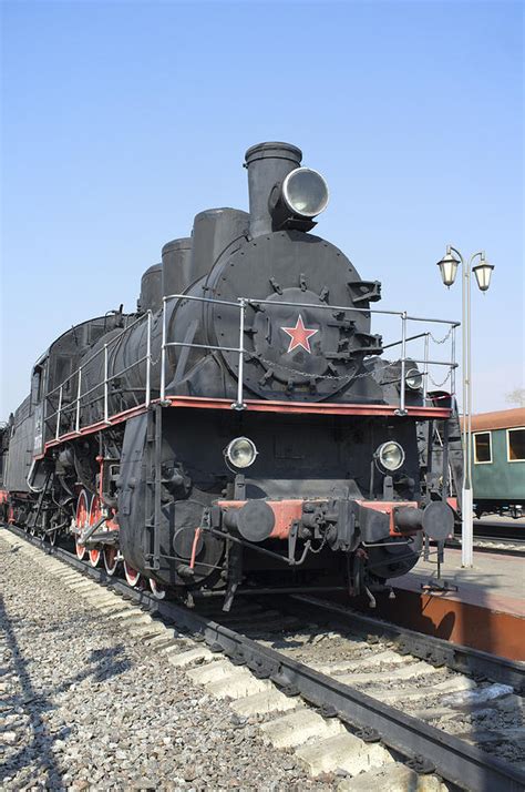 Old Russian Steam Locomotive Em 740 57 Photograph By Igor Sinitsyn