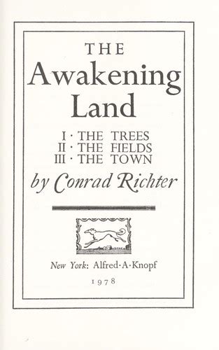 The Awakening Land Open Library