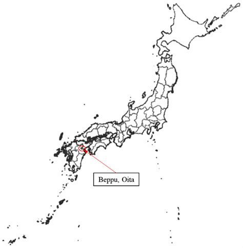 Location of Beppu city. | Download Scientific Diagram