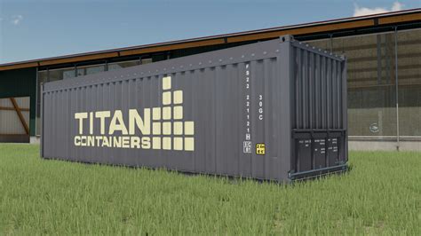 LS22 Anhänger Container Mulden Titan Getreide Container 1 0 0 0 für