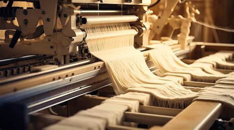 Premium Ai Image Modern Machinery Transforming Raw Wool Into Refined