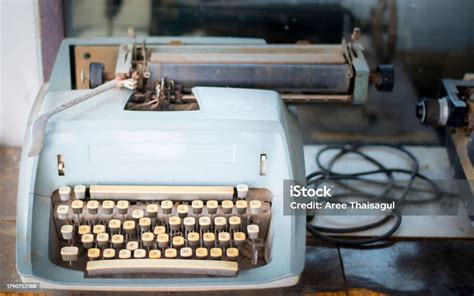 Old Typewriters That Have Been Used In The Past Stock Photo Download